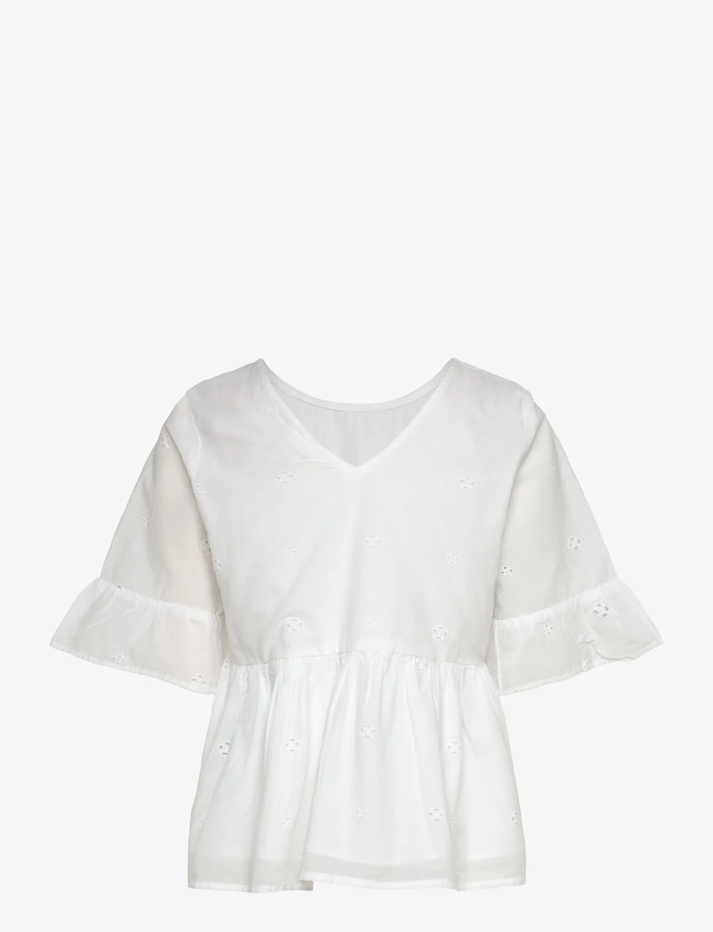The New - TNNancy S_S Top - konfirmationstøj - bright white - 1
