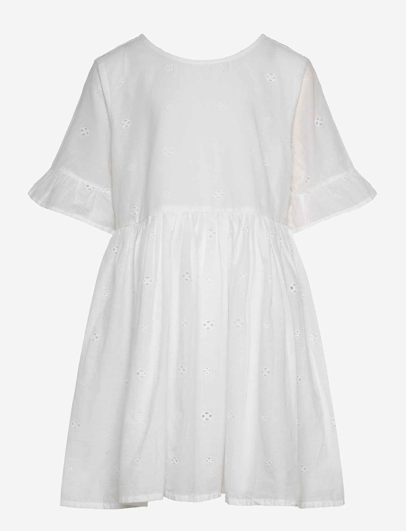 The New - TNNancy S_S Dress - kortärmade vardagsklänningar - bright white - 0