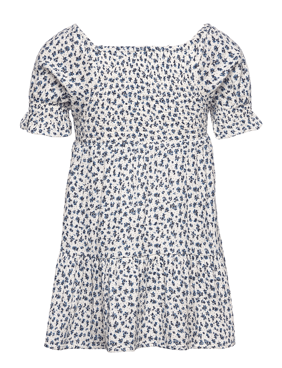 The New - TNNiki S_S Dress - casual jurken met korte mouwen - white swan aop - 1
