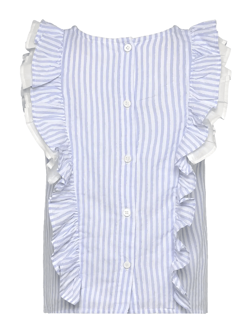 The New - TNNalani S_L Top - blusen & tuniken - white swan striped - 2