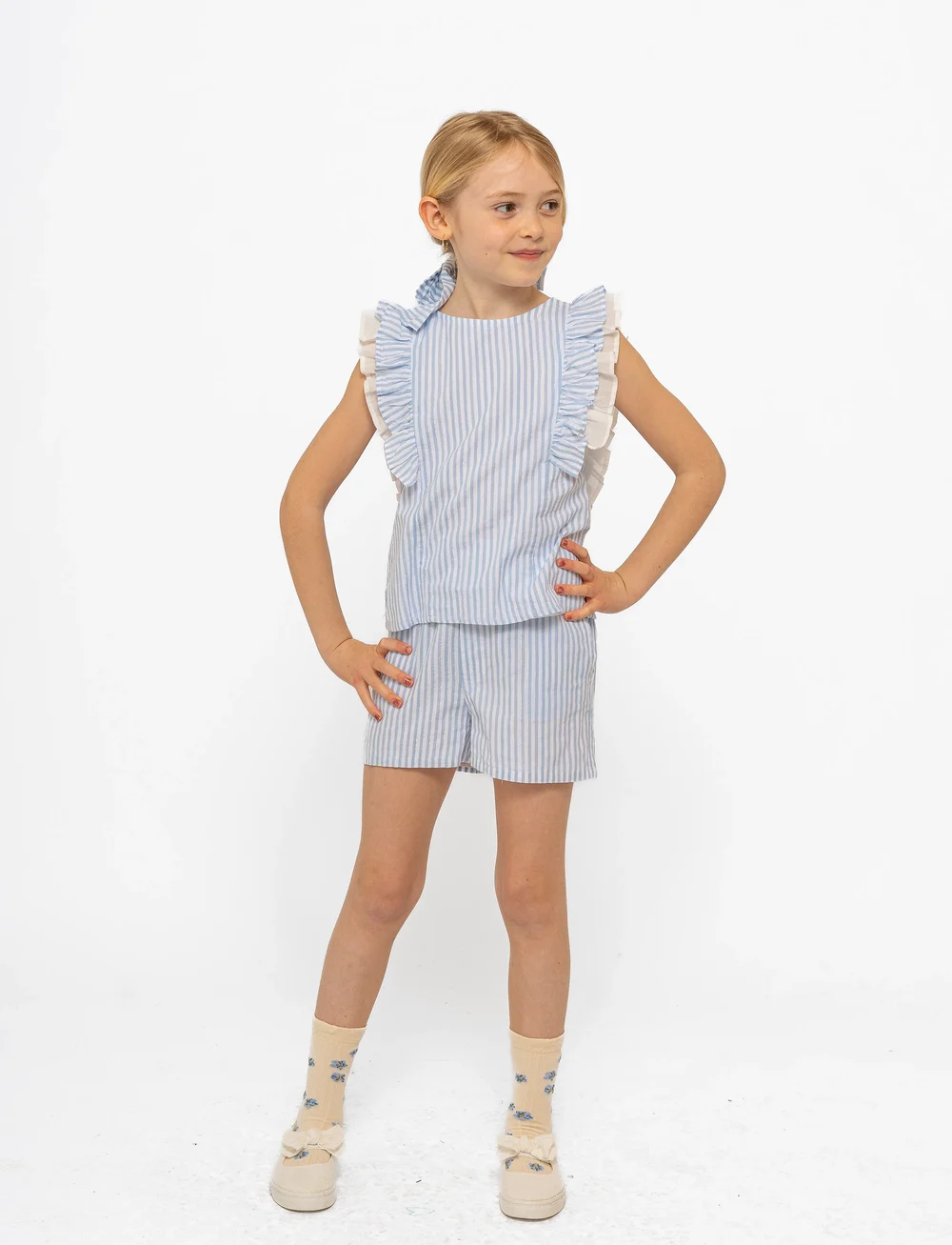 The New - TNNalani S_L Top - blusar & tunikor - white swan striped - 0