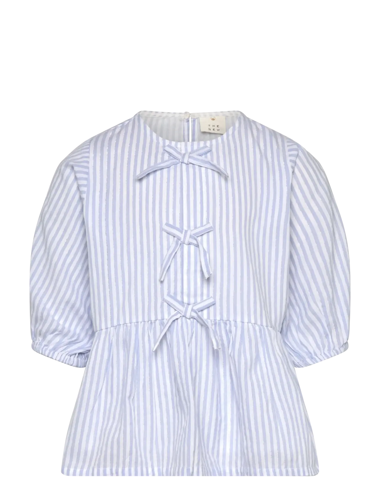 The New TNNalani S_S Top - 4 for 3 - WHITE SWAN STRIPED / blue