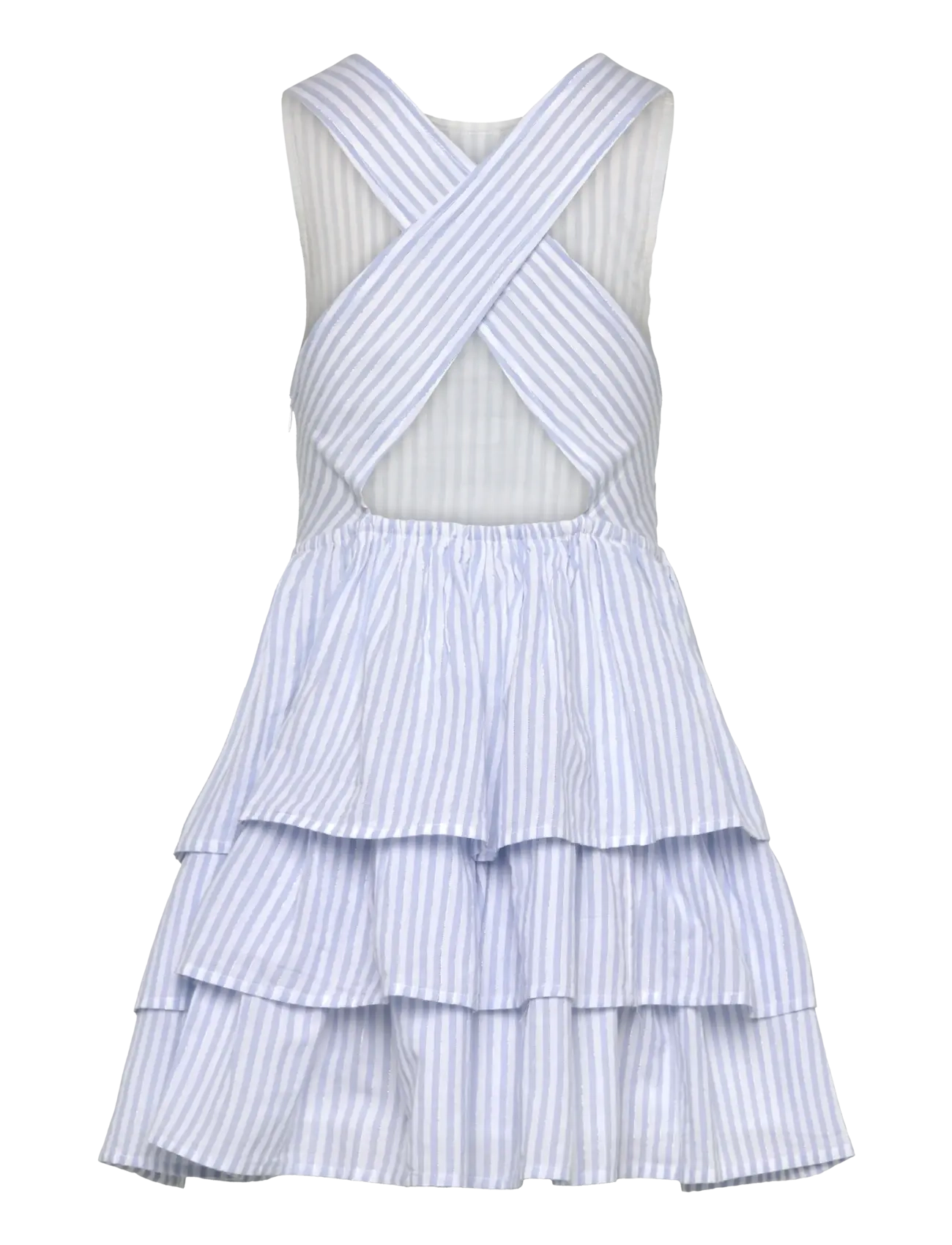 The New - TNNalani S_L Dress - varrukateta vabaaja kleidid - white swan striped - 2