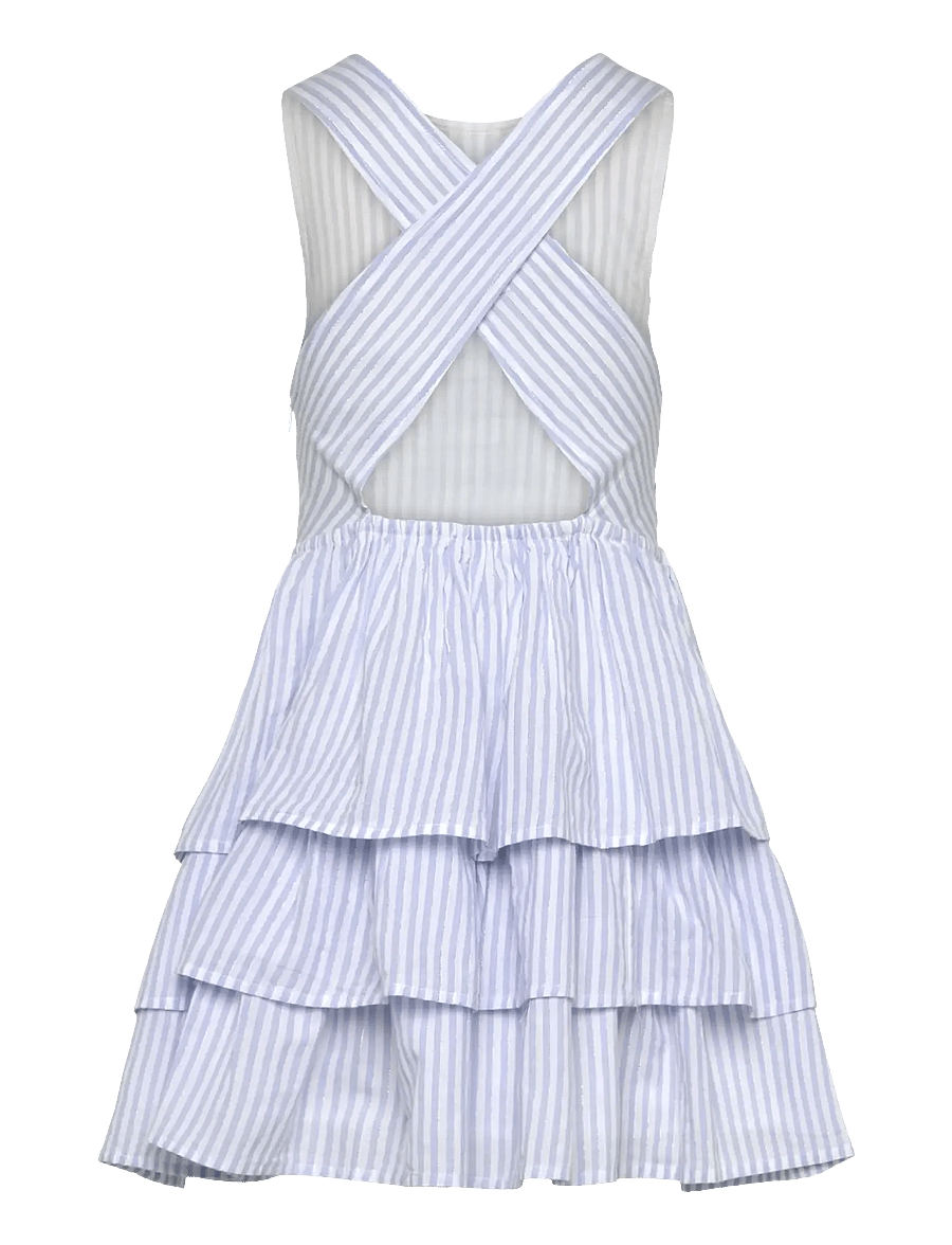 The New - TNNalani S_L Dress - Ärmellose freizeitkleider - white swan striped - 2