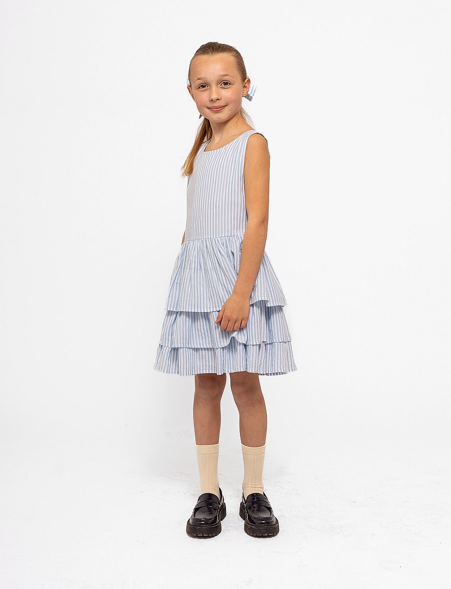 The New - TNNalani S_L Dress - Ärmellose freizeitkleider - white swan striped - 0