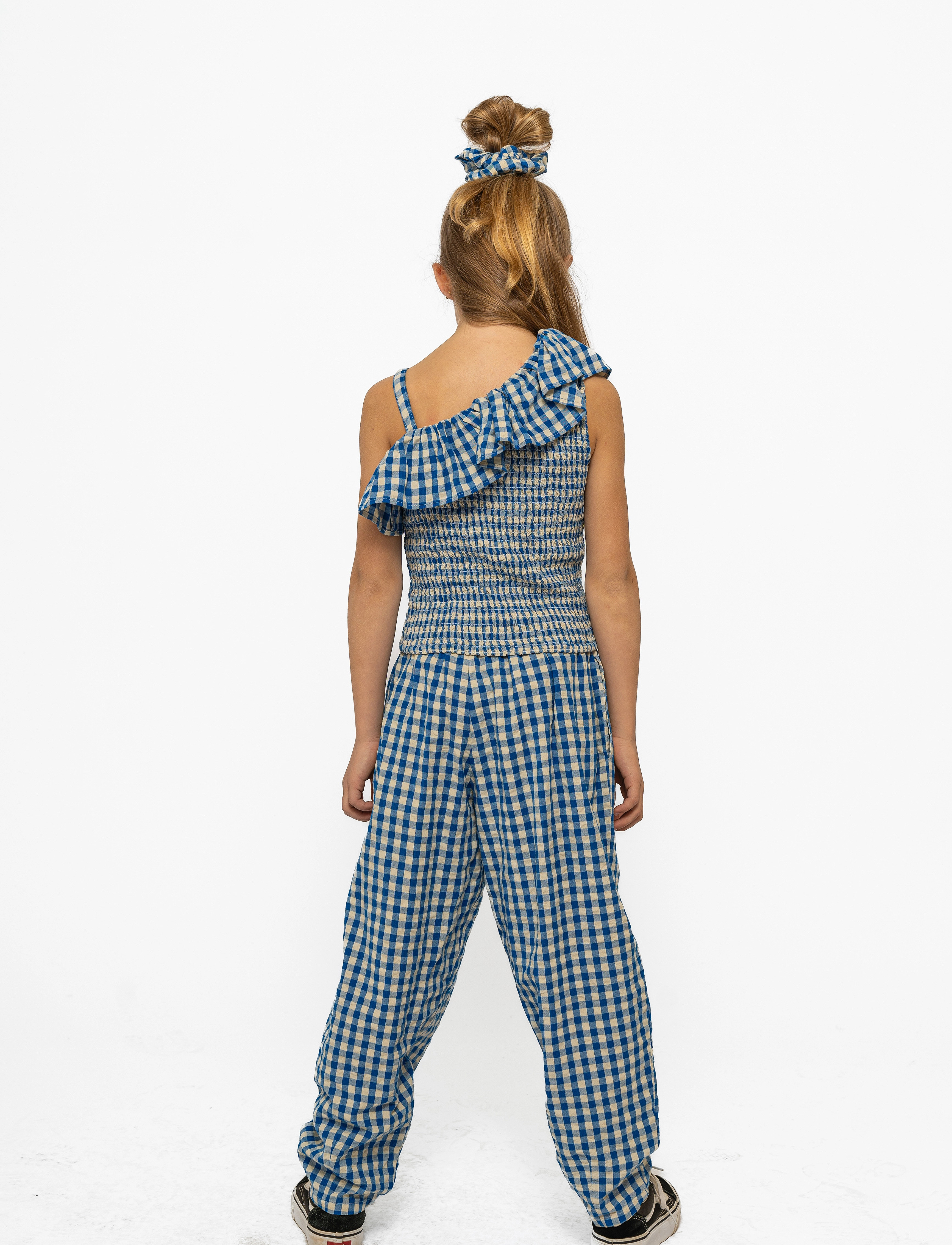 The New - TNNally Short S_L Top - blouses & tunics - daphne check - 3