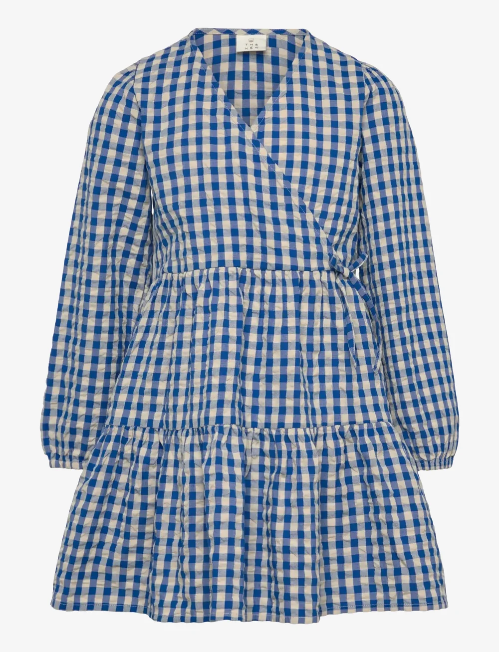 The New - TNNally L_S Dress - langærmede hverdagskjoler - daphne check - 1