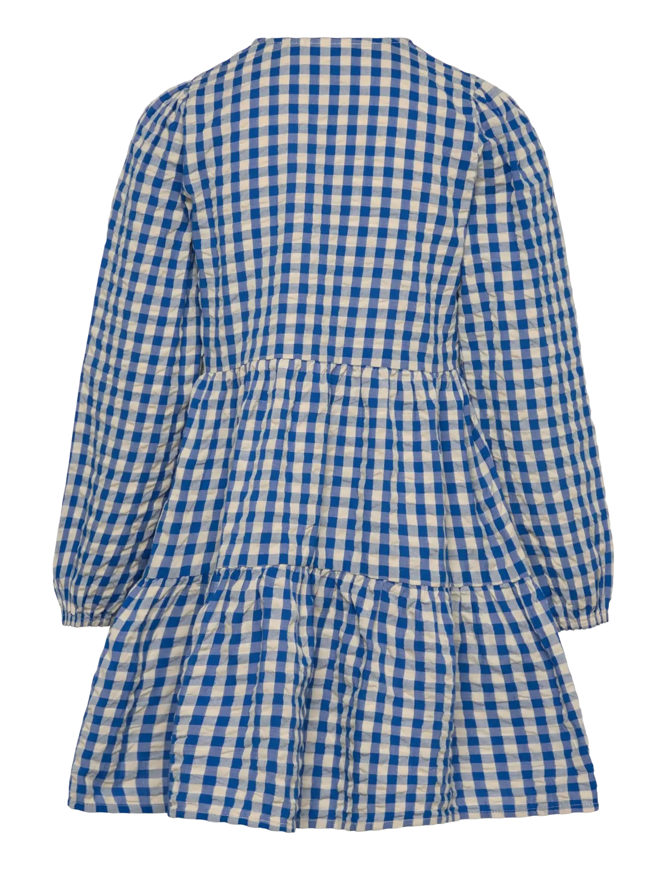 The New - TNNally L_S Dress - langærmede hverdagskjoler - daphne check - 2