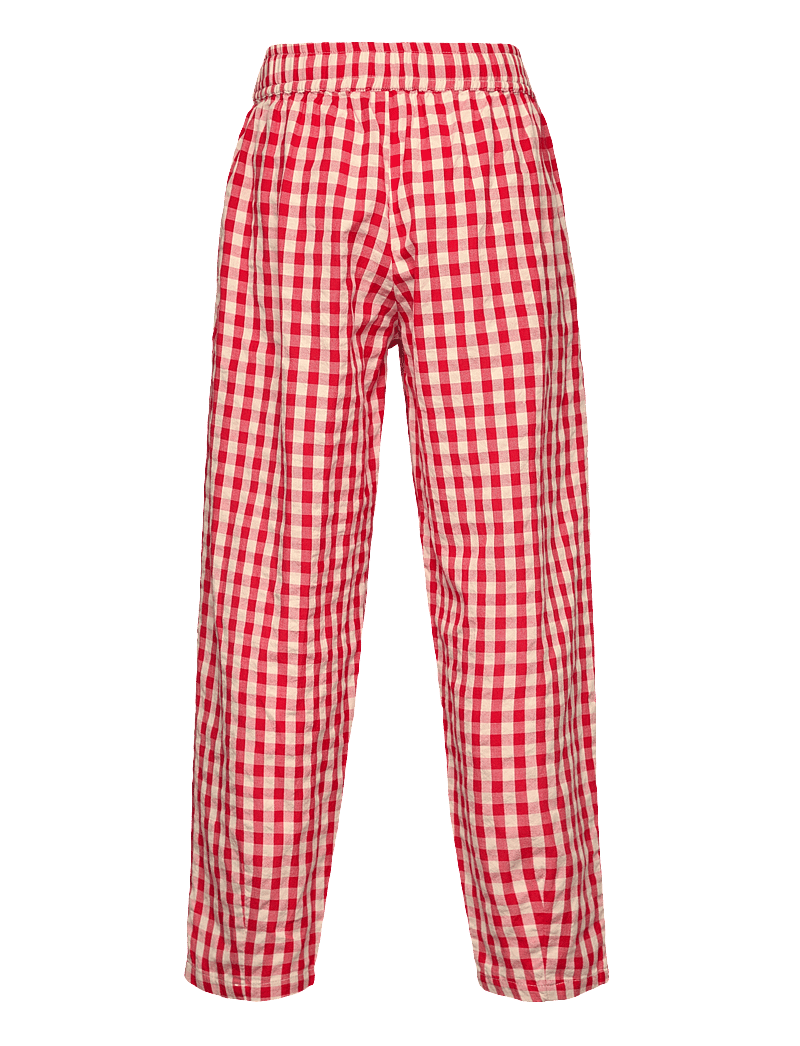 The New - TNNally Carrot Pants - bukser - poppy red check - 1