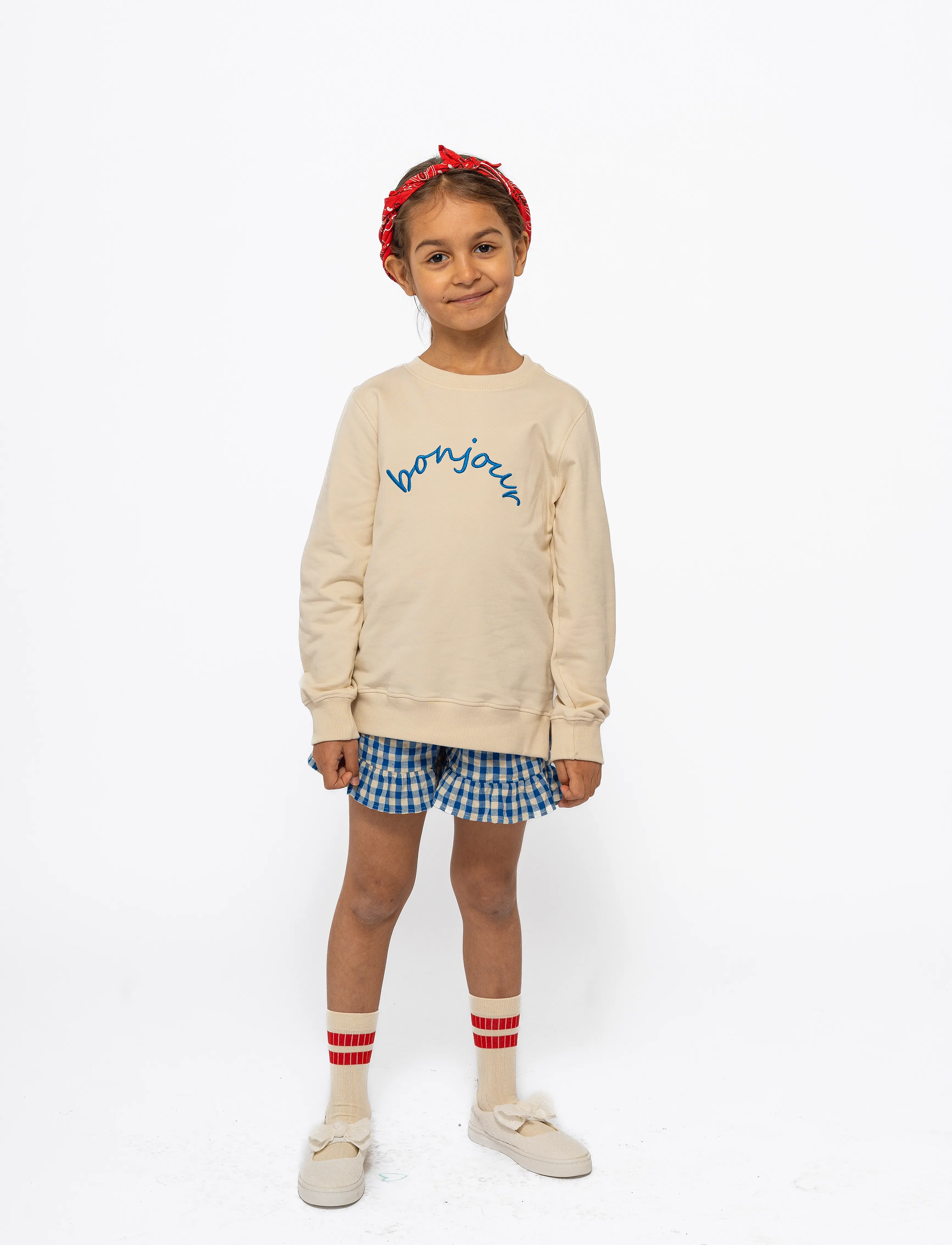 The New TNNally Shorts - Underdele - DAPHNE CHECK / blue