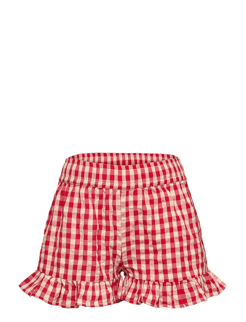 The New - TNNally Shorts - casual shorts - poppy red check - 1