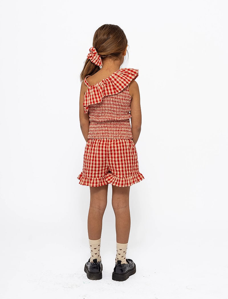The New - TNNally Shorts - casual shorts - poppy red check - 3