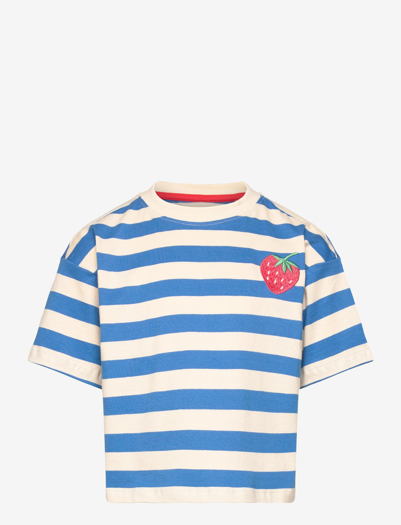 The New - TNNanny OS S_S Tee - white swan striped - 1
