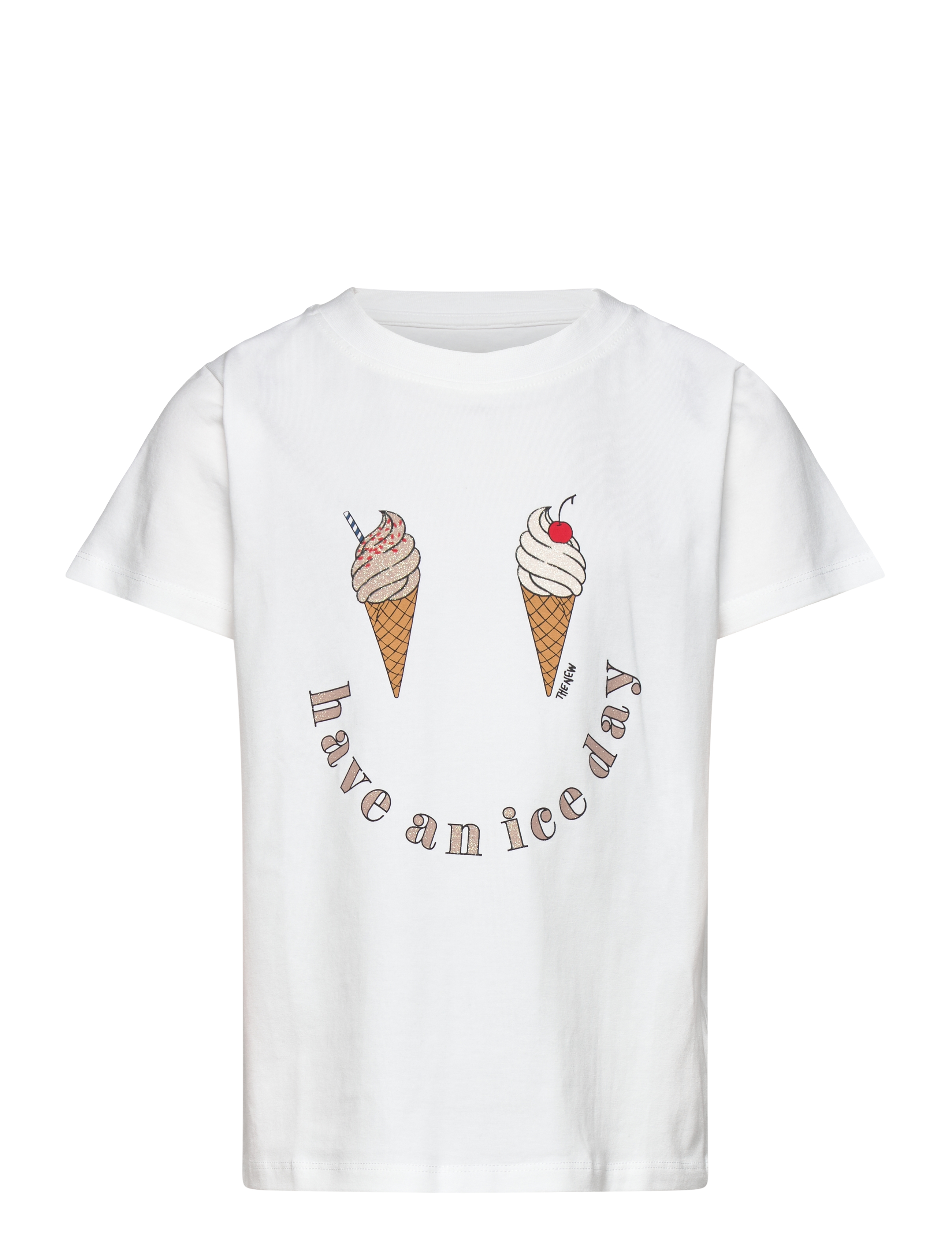 The New TNNyrie S_S Tee - Pluusid - BRIGHT WHITE / white