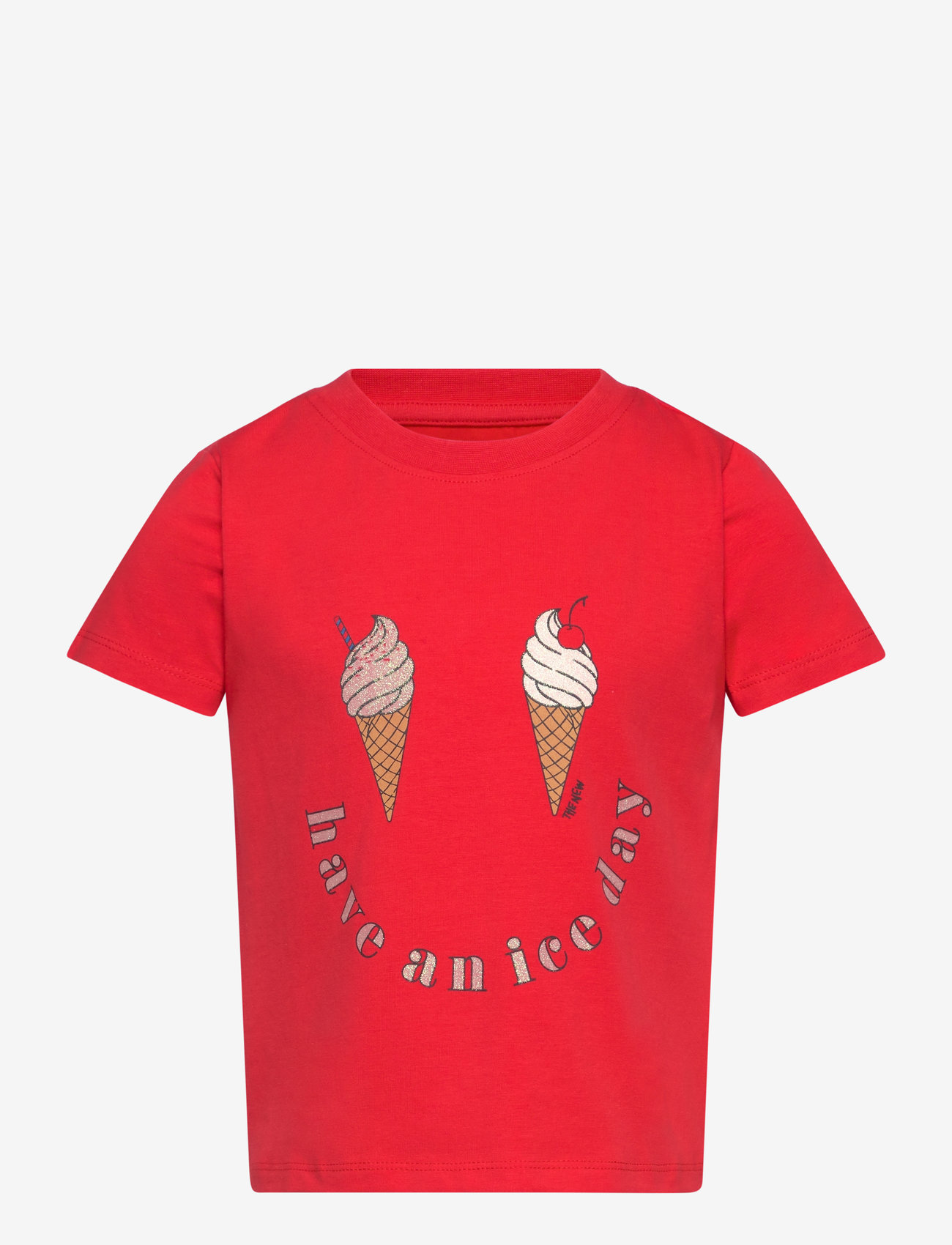 The New - TNNyrie S_S Tee - kurzärmelige - poppy red - 0