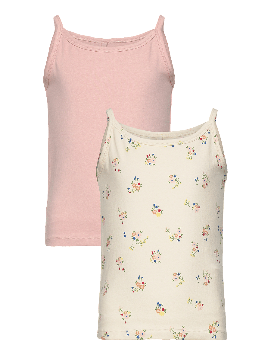 The New - TNTHE NEW Strap Top 2-Pack - tanktops - adobe rose - 0