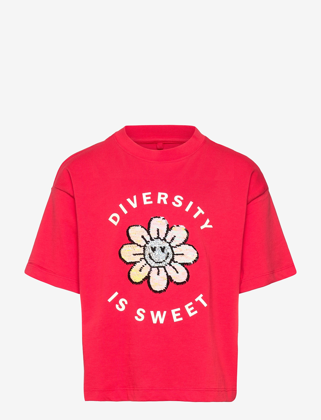 The New - TNNinette OS S_S Tee - kortärmade t-shirts - poppy red - 2