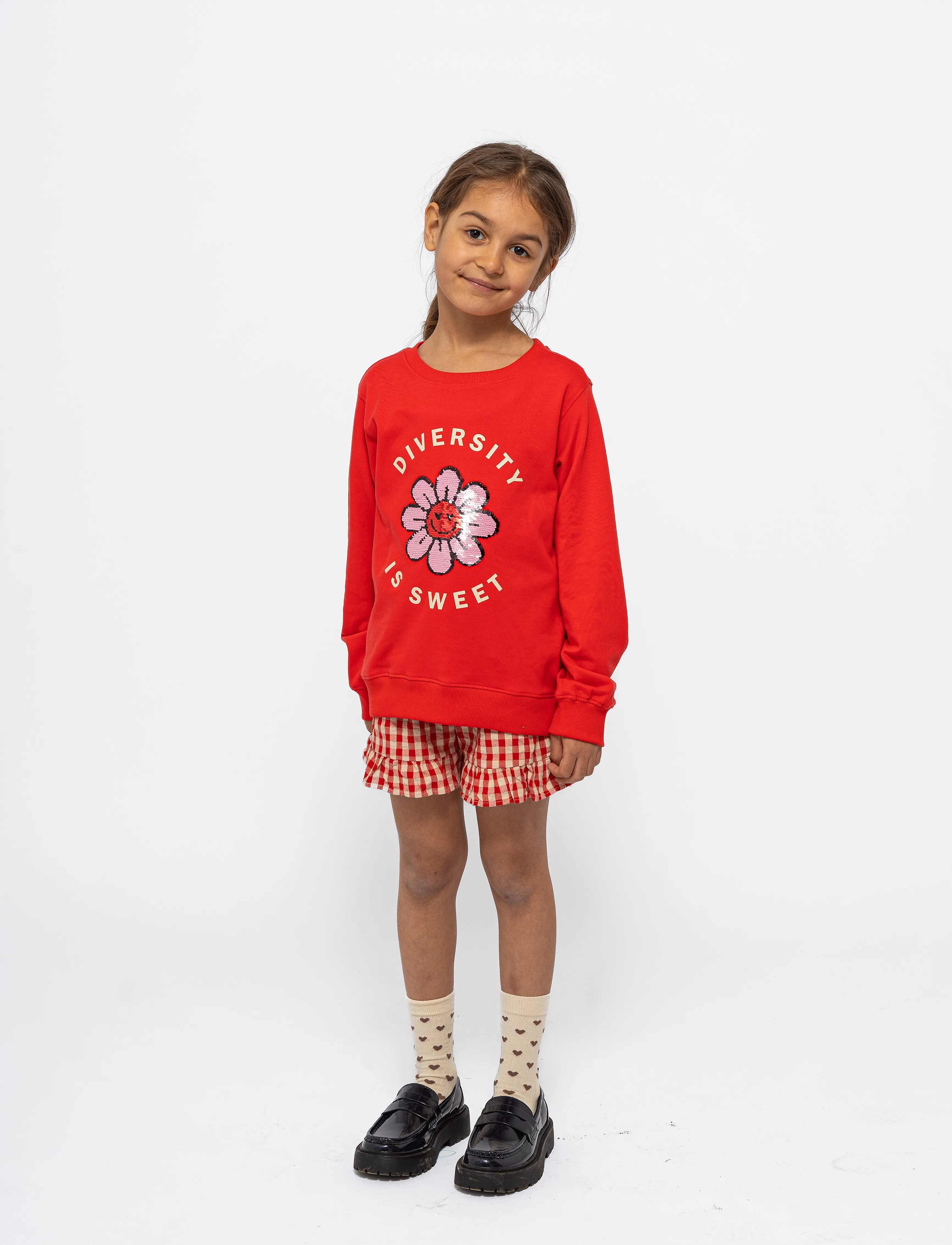 The New Tnnorna Sweatshirt, 98/104, Red, Sweatshirts & Hættetrøjer > Sweatshirts, Børn