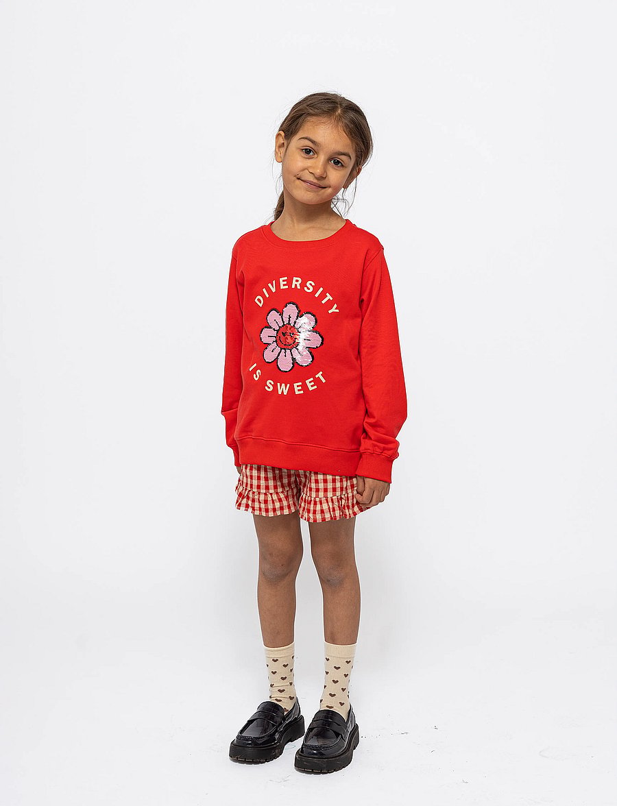 The New - TNNorna Sweatshirt - sweatshirts - poppy red - 0