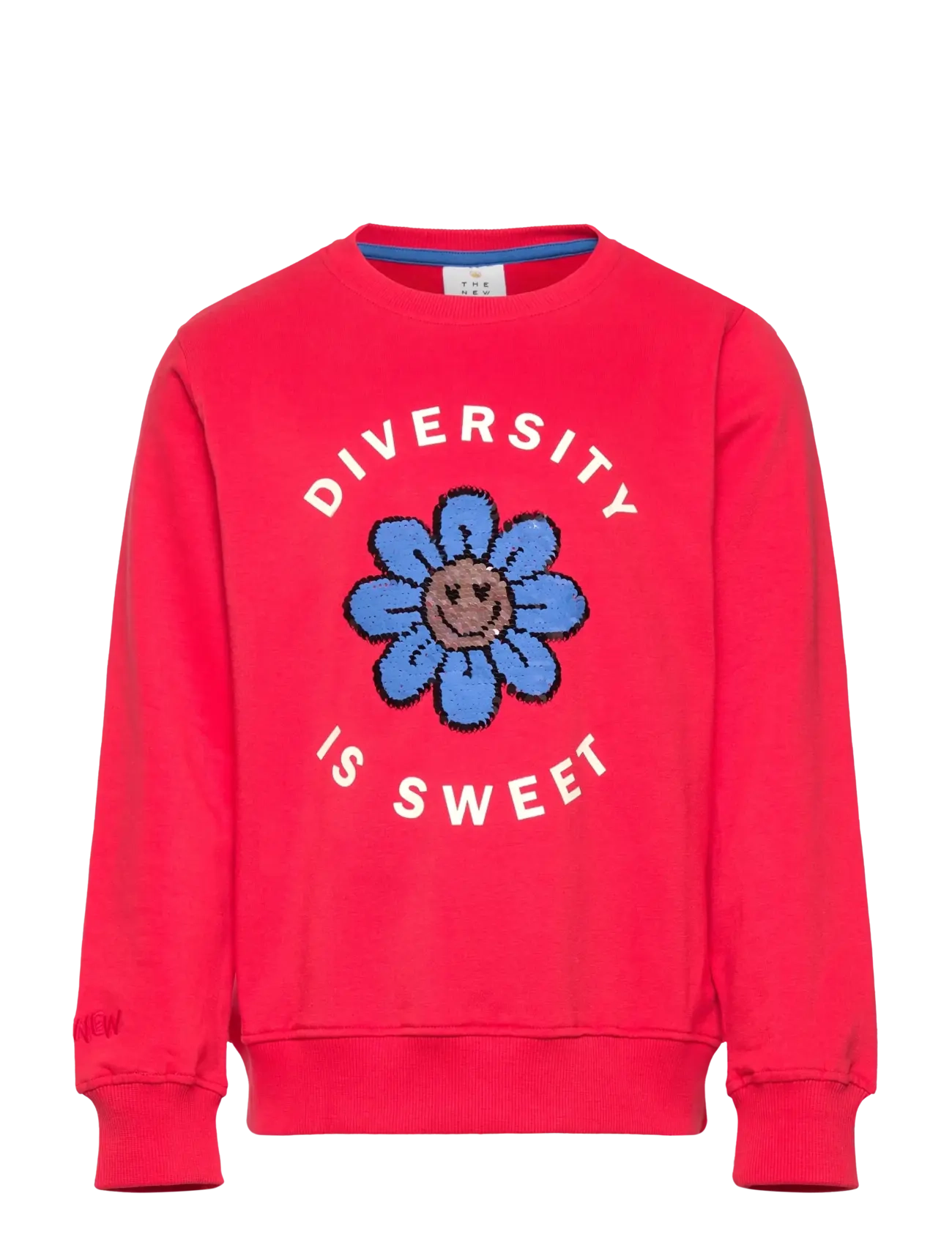The New - TNNorna Sweatshirt - collegepaidat - poppy red - 3