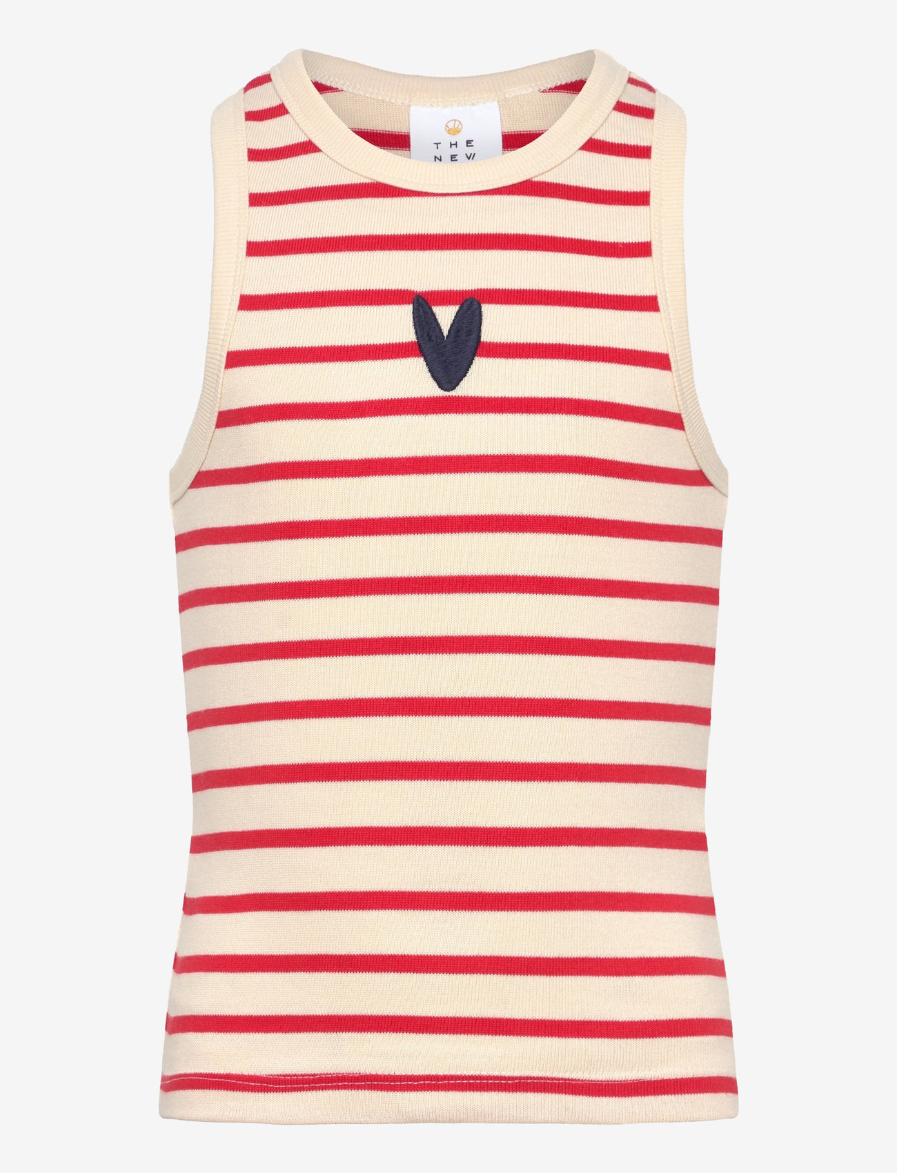The New - TNNil Short S_L Top - poppy red striped - 0