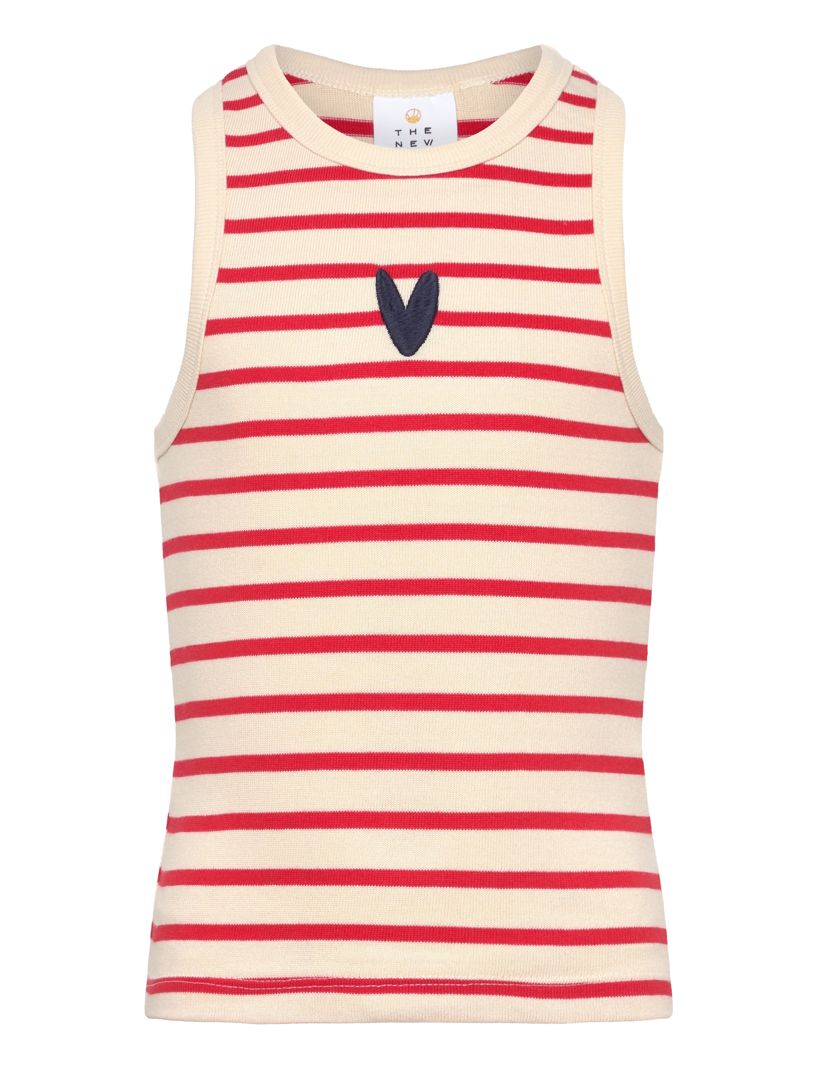 POPPY RED STRIPED