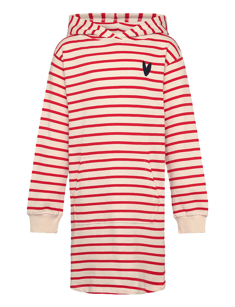 The New - TNNil L_S Dress - poppy red striped - 0
