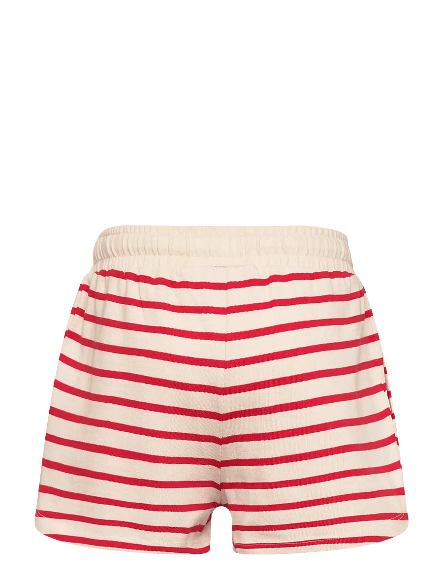 The New - TNNil Shorts - sweatshorts - poppy red striped - 1