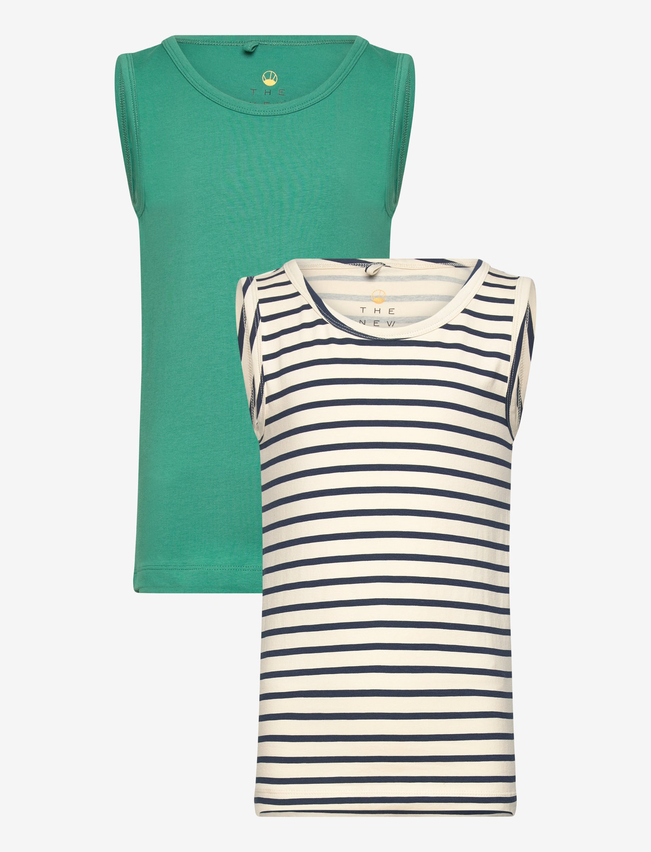 The New - TNTHE NEW Tank Top 2-Pack - Ærmeløs undertrøje - bottle green - 0