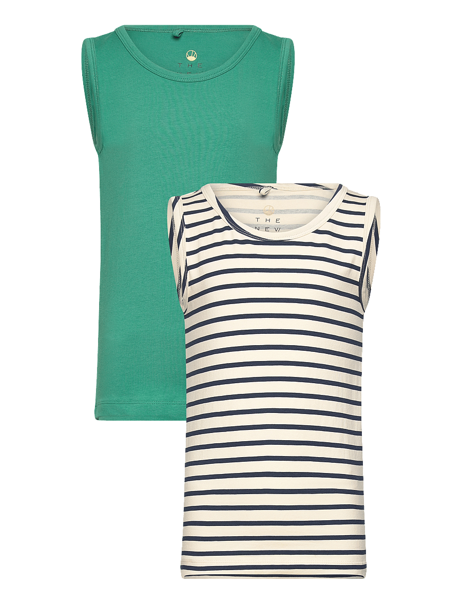 The New - TNTHE NEW Tank Top 2-Pack - hlýrabolir - bottle green - 0