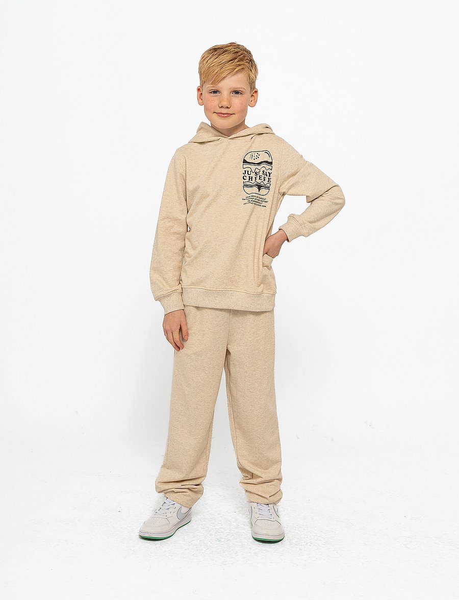 The New - TNNiko Uni Melange Sweatpants - jogginghosen - oatmeal melange - 0