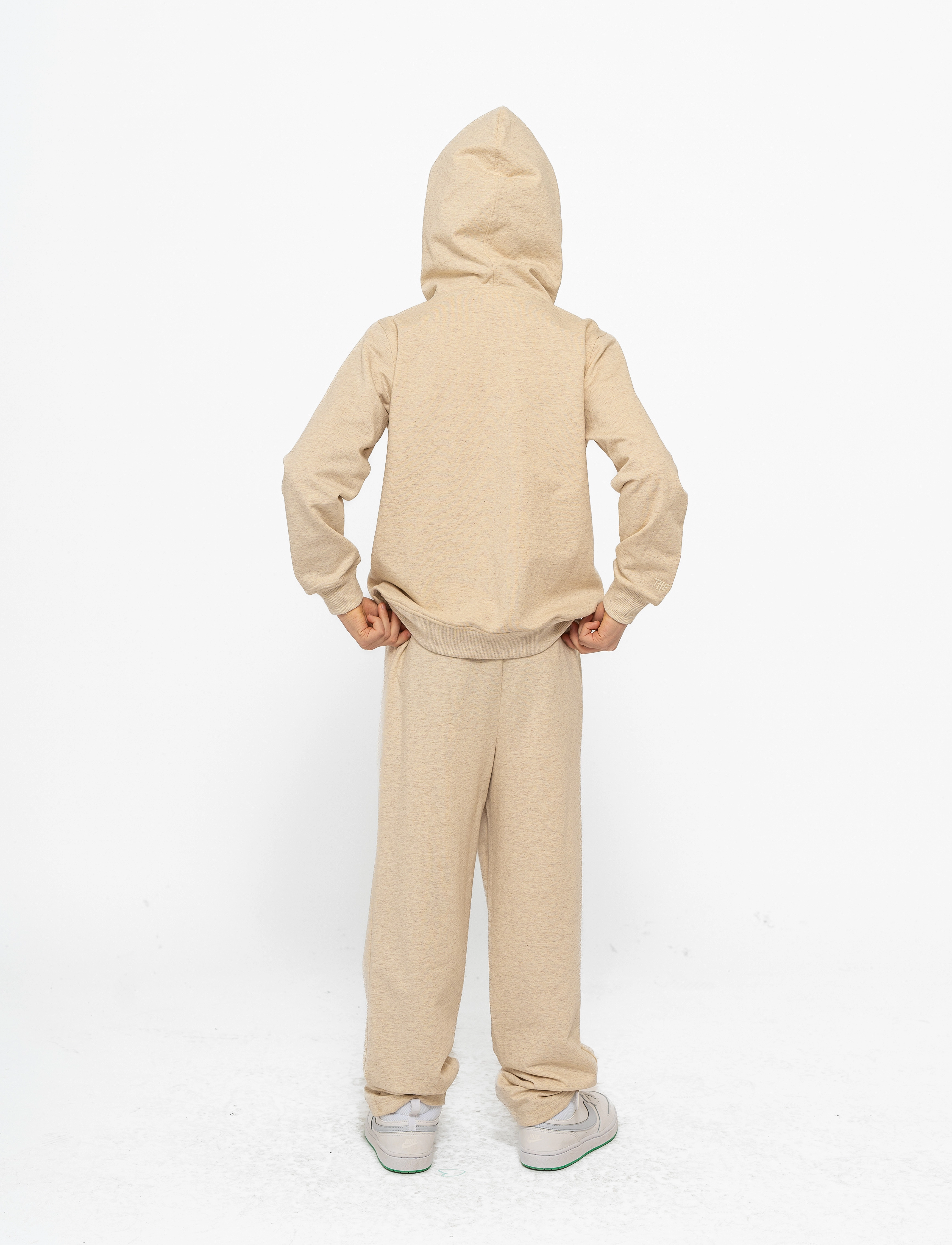 The New - TNNiko Uni Melange Sweatpants - sweatpants - oatmeal melange - 3