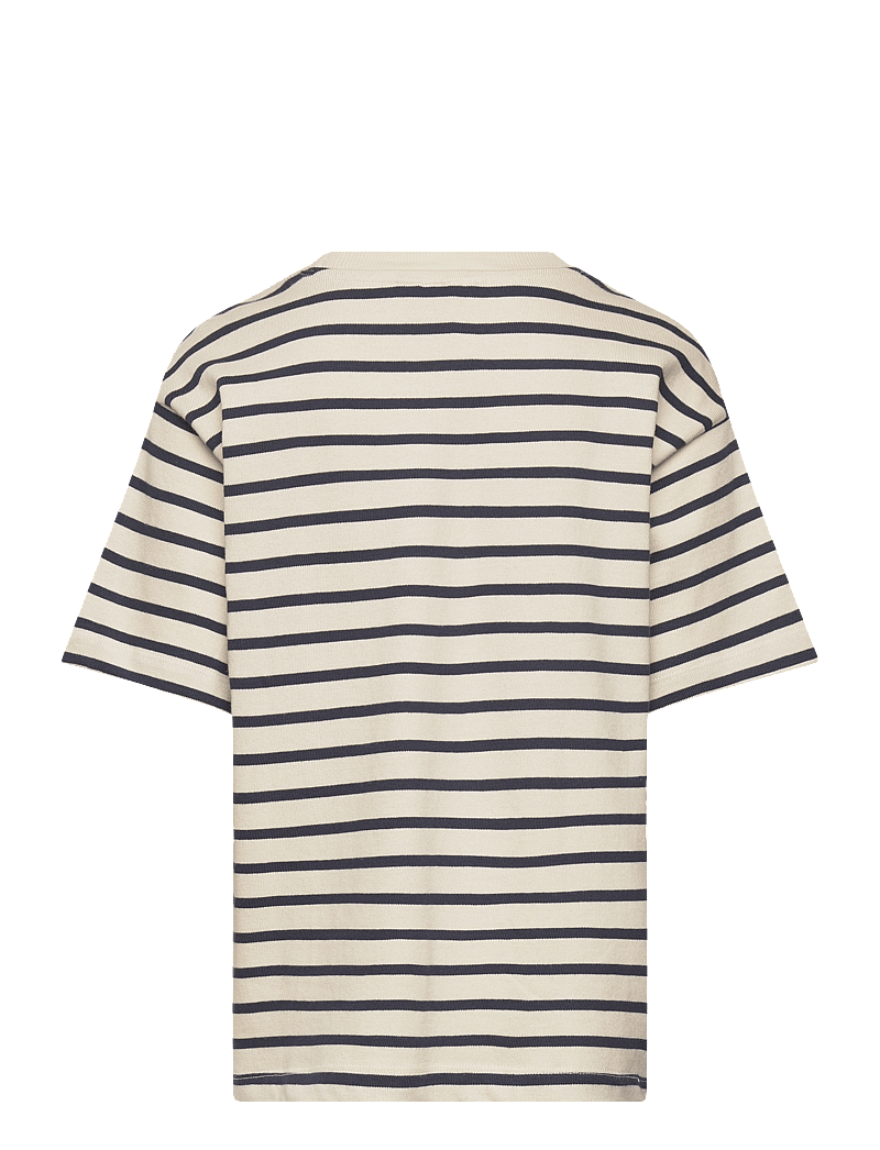 The New - TNNero OS S_S Tee - short-sleeved t-shirts - mood indigo striped - 2