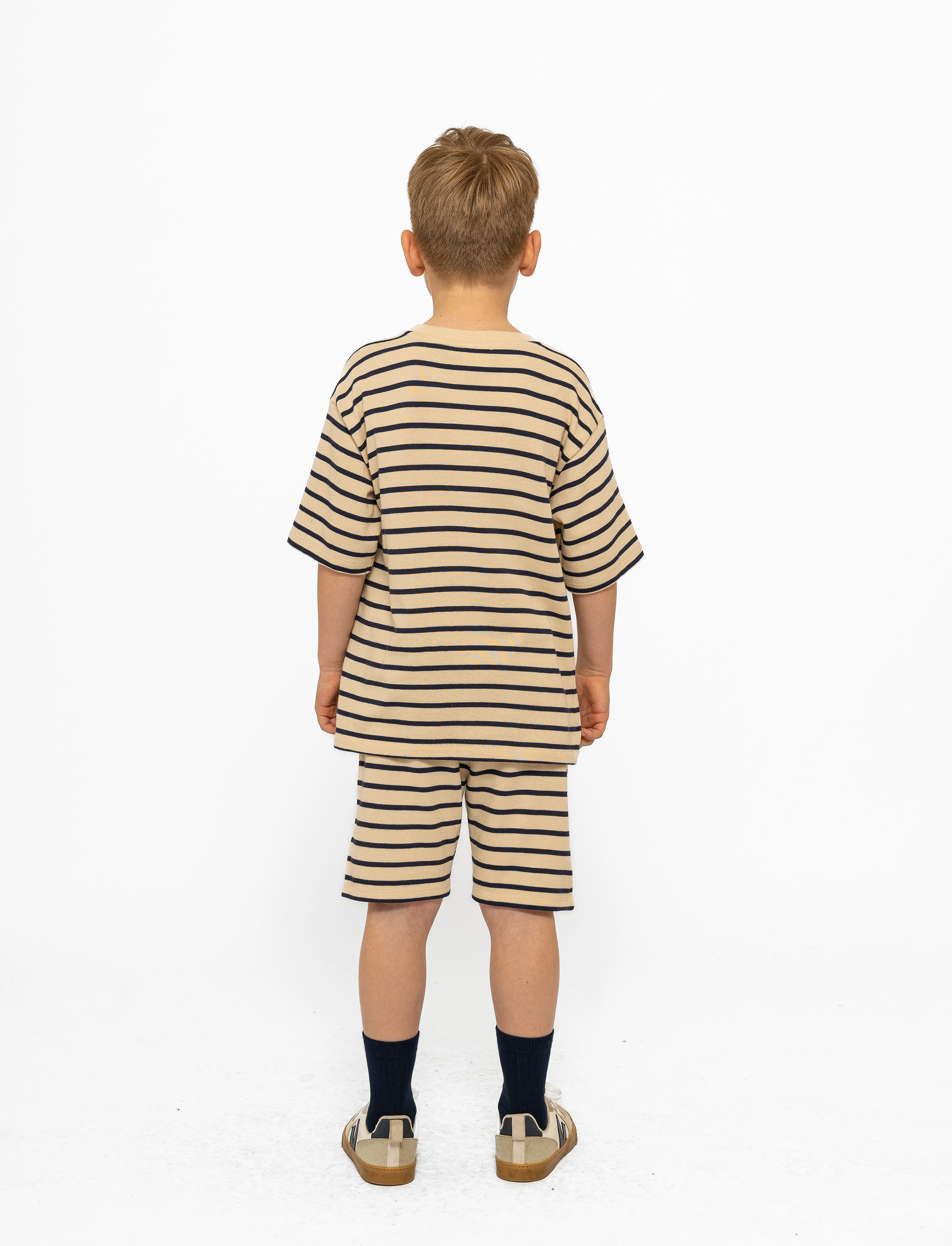 The New - TNNero Shorts - dresowe szorty - mood indigo striped - 3
