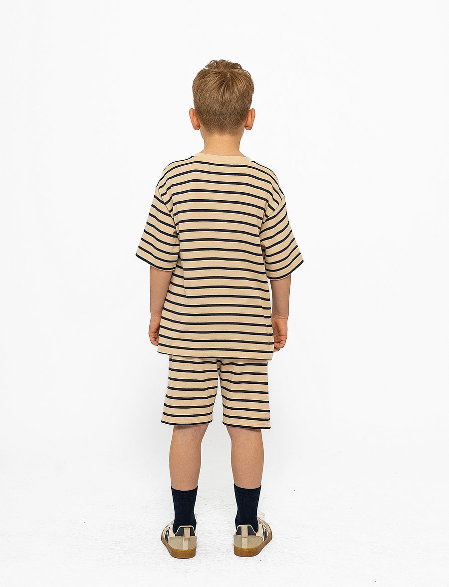 The New - TNNero Shorts - sweatshorts - mood indigo striped - 3