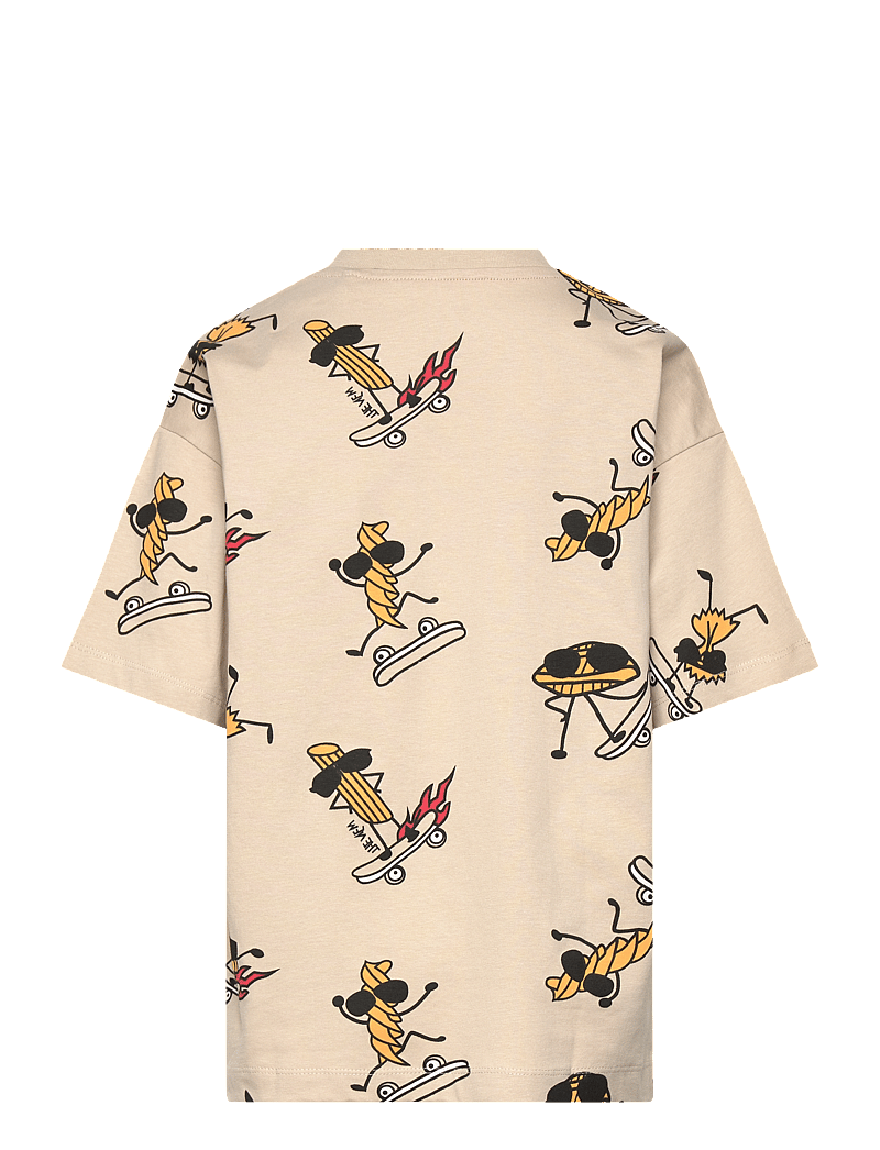 The New - TNNarfalle OS S_S Tee - kurzärmelige - feather gray aop - 1