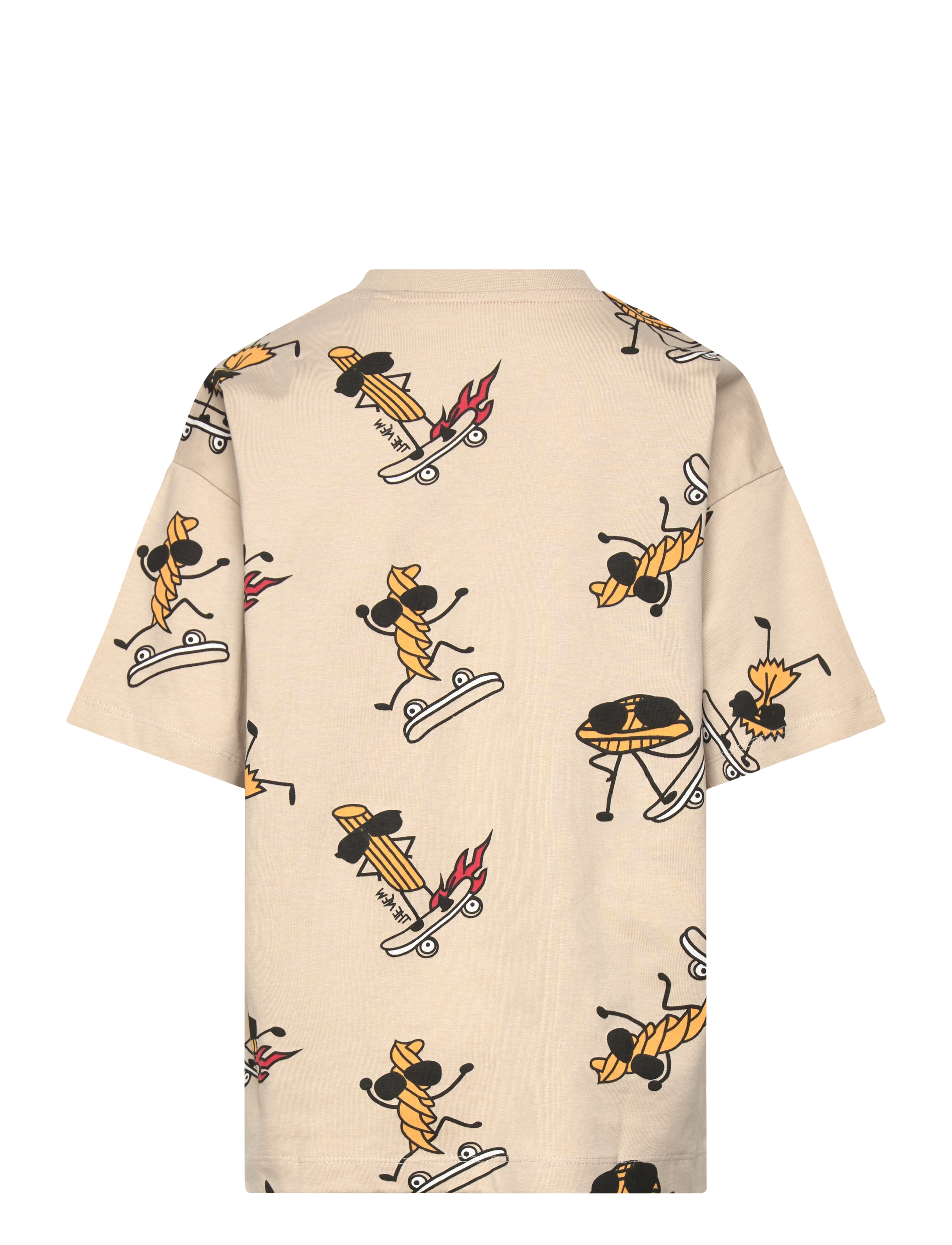 The New - TNNarfalle OS S_S Tee - feather gray aop - 1