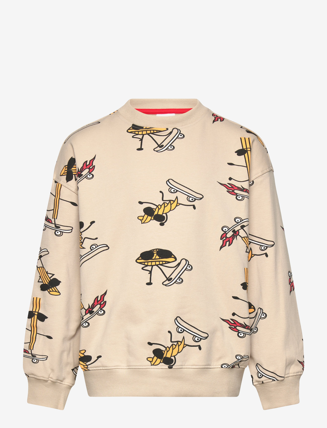 The New - TNNarfa OS Sweatshirt - feather gray aop - 0