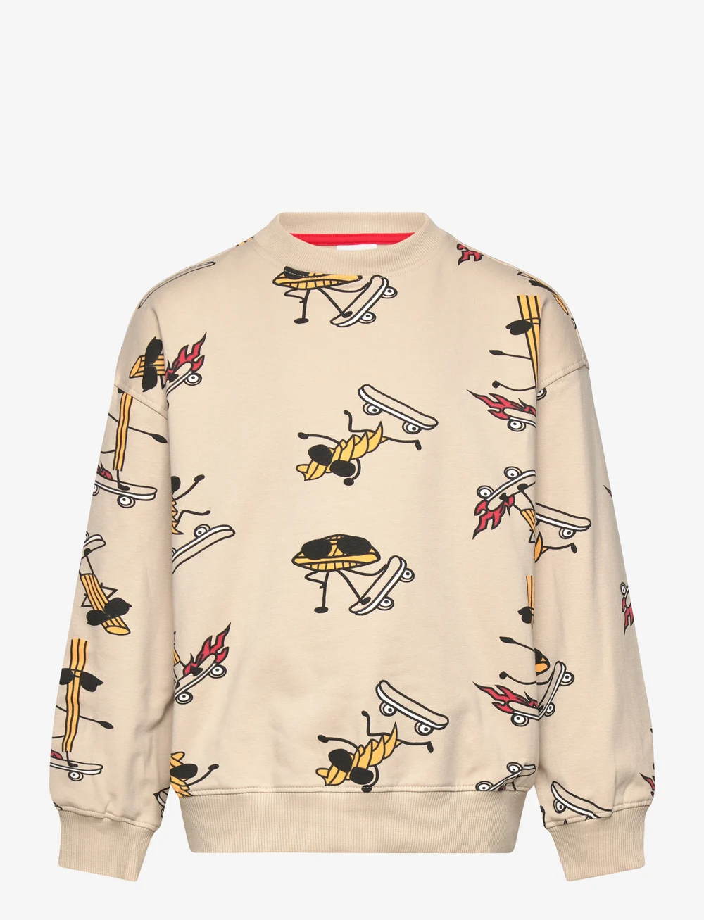 The New - TNNarfa OS Sweatshirt - sweatshirts - feather gray aop - 0