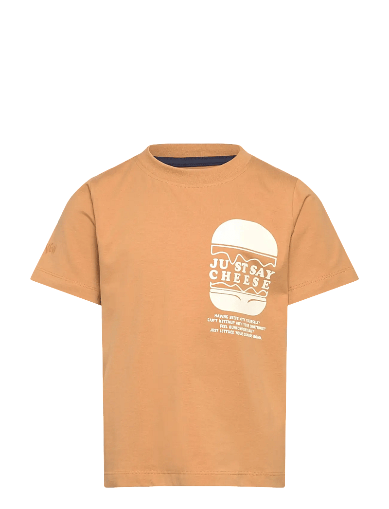 The New - TNNeely S_S Tee - kortærmede t-shirts - apple cinnamon - 0