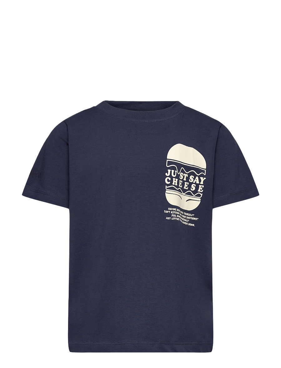 The New - TNNeely S_S Tee - lühikeste varrukatega t-särgid - mood indigo - 0