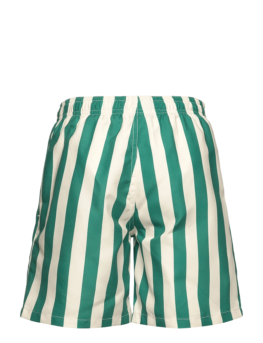 The New - TNNibes Swim Shorts - bottle green striped - 1