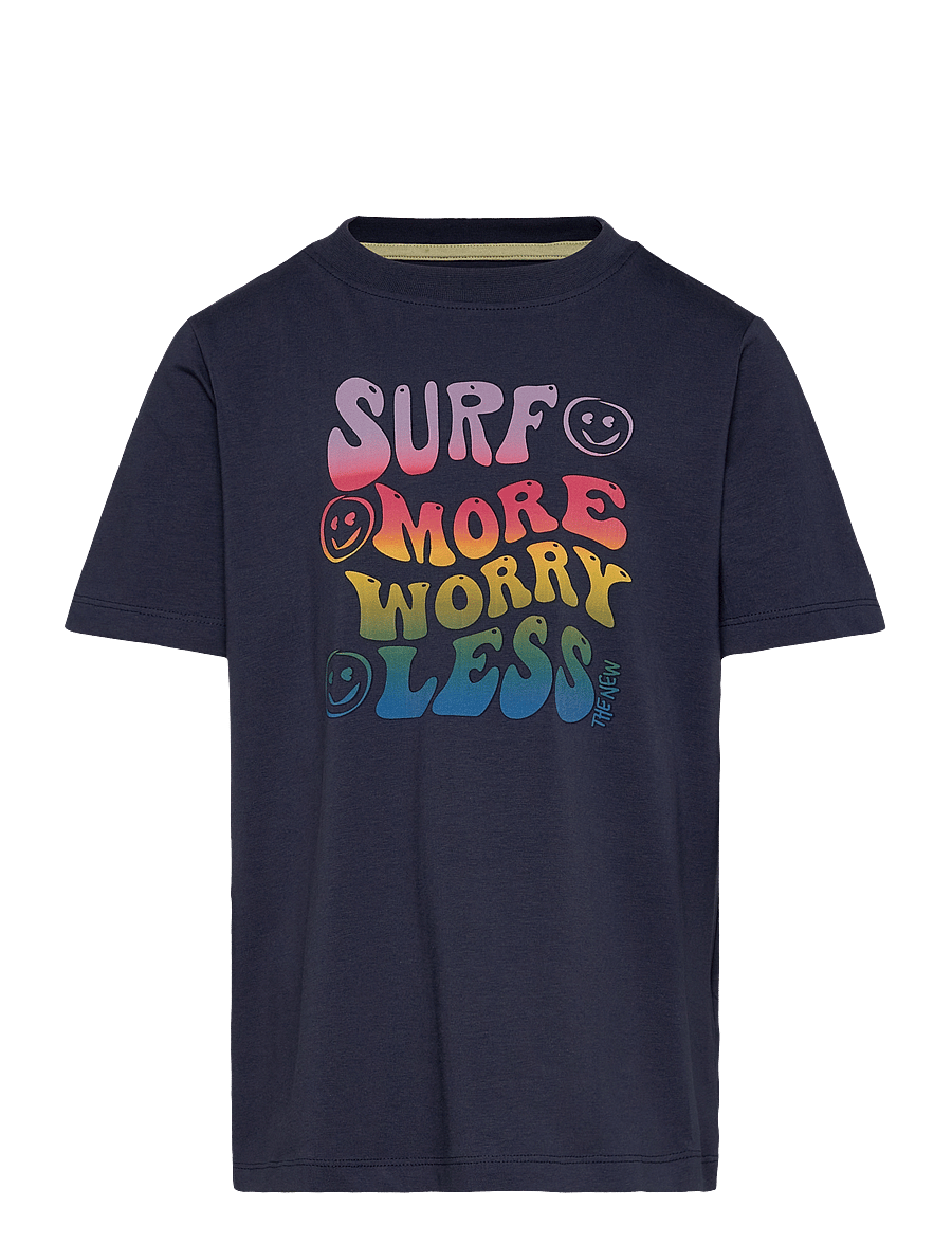 The New - TNOlsen S_S Tee - stutterma bolir - mood indigo - 1