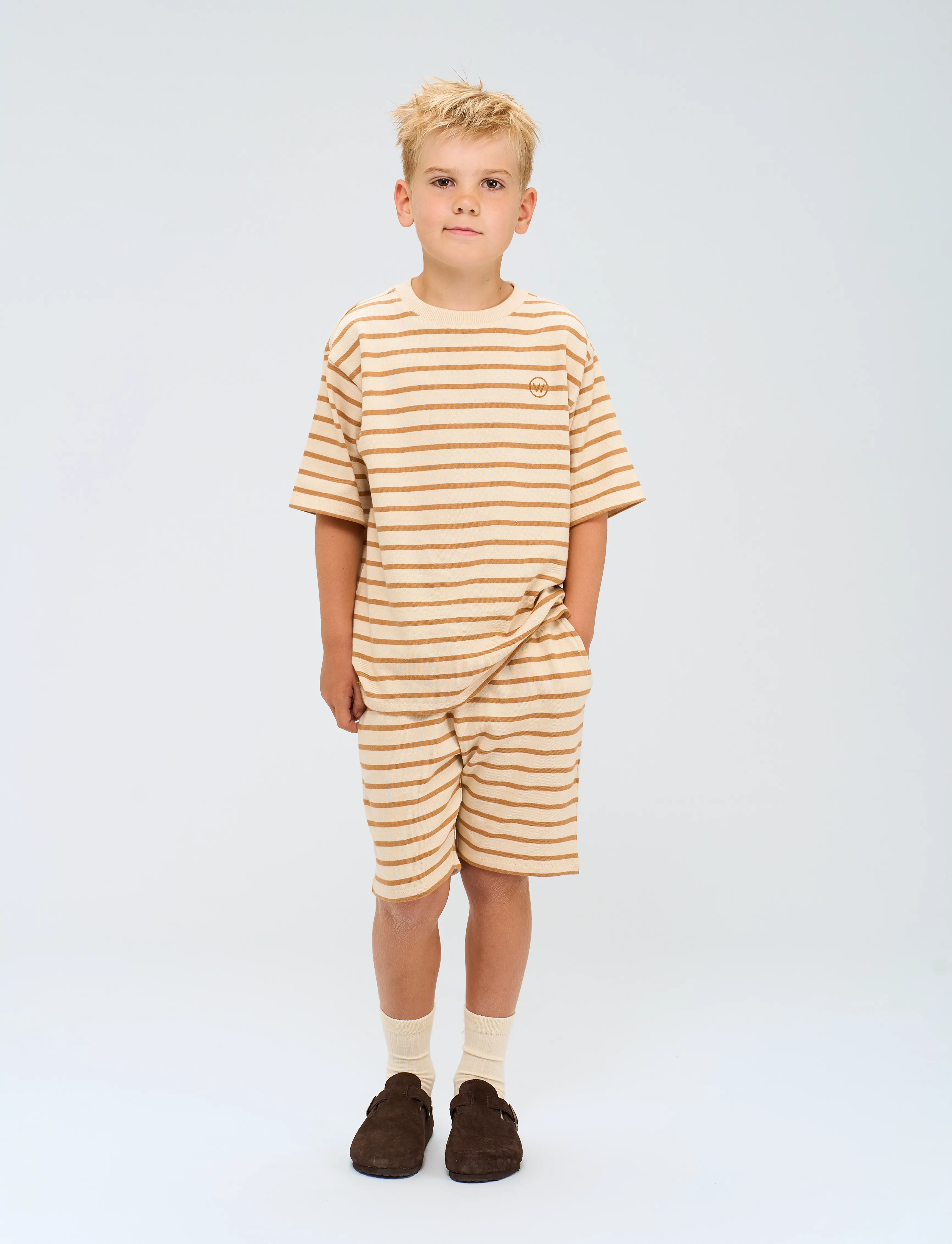 The New TNNero Shorts - Underdele - INDIAN TAN STRIPED / beige