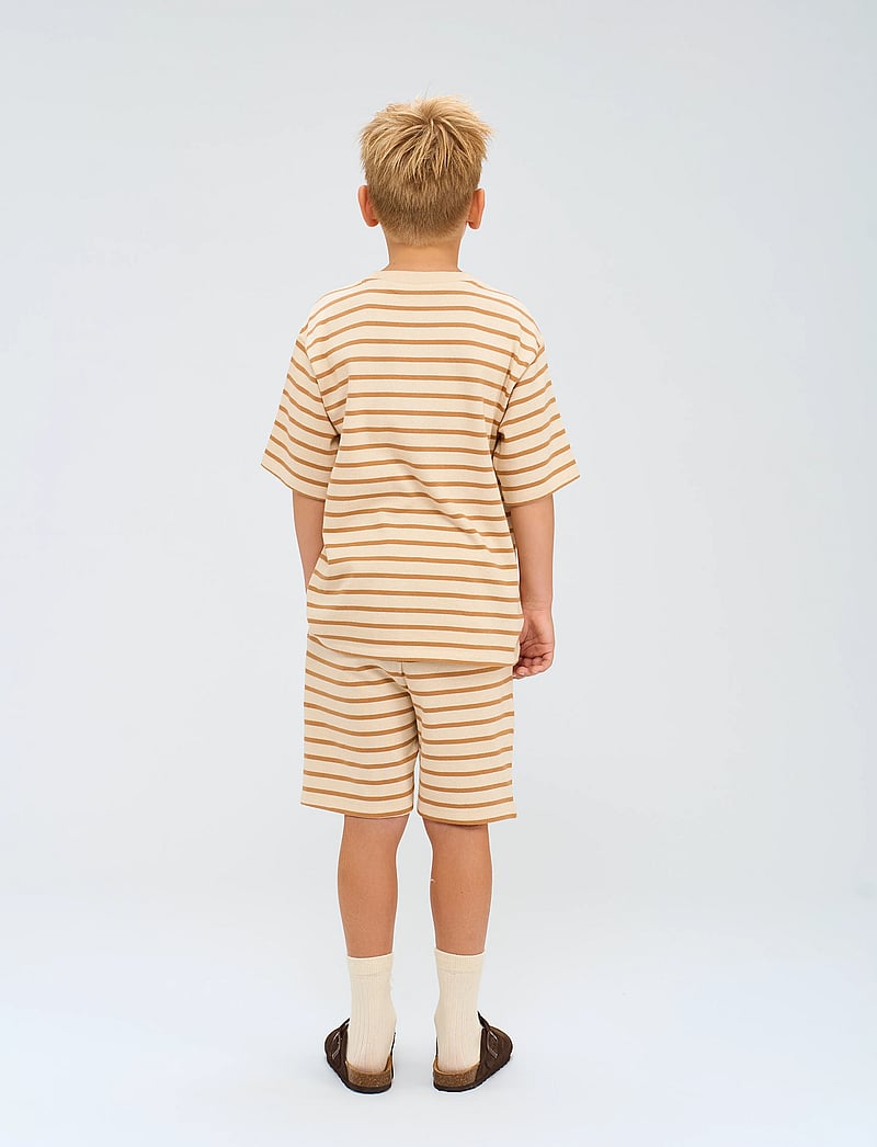 The New - TNNero Shorts - sweat shorts - indian tan striped - 3