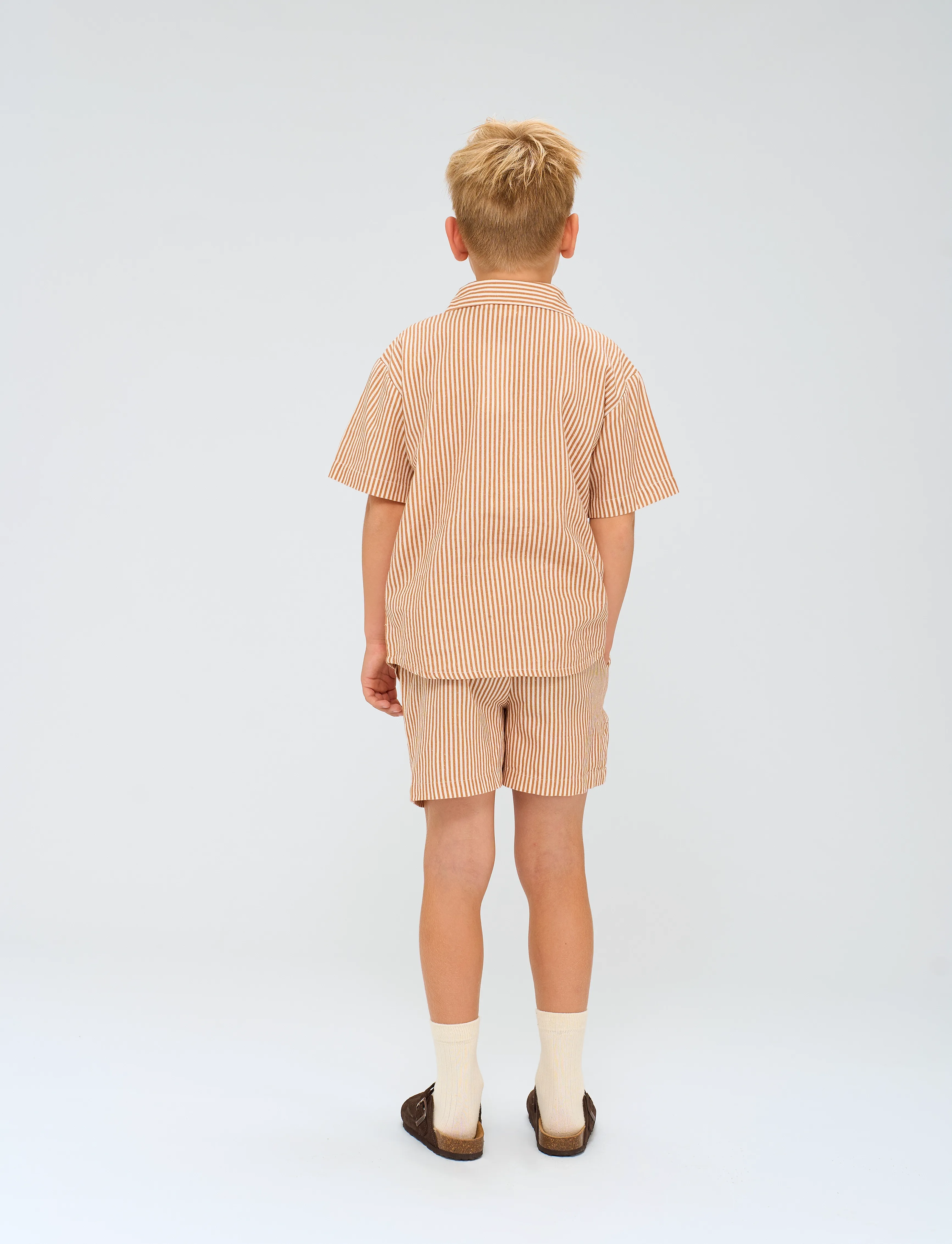 The New - TNOllie Shorts - indian tan striped - 3