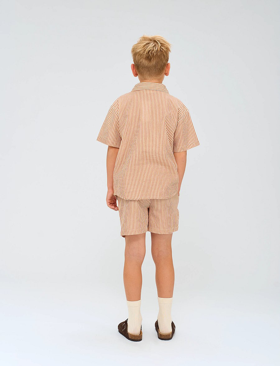 The New - TNOllie Shorts - indian tan striped - 3