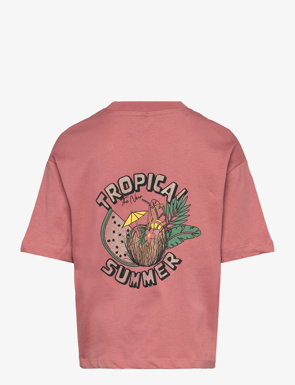 The New - TNOleen OS S_S Tee - kortärmade t-shirts - old rose - 1