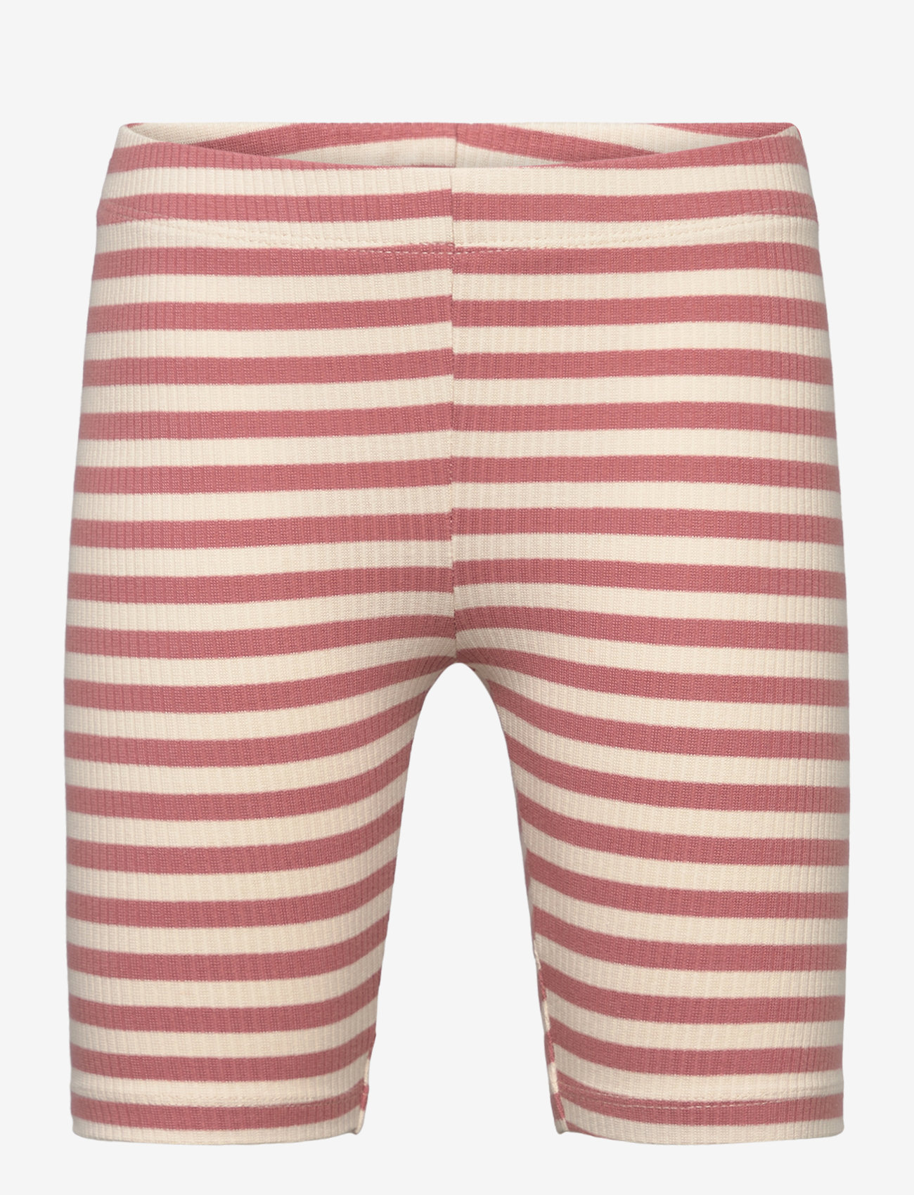 The New - TNMoore Tight Rib Shorts - sügisesed riided - old rose striped - 0