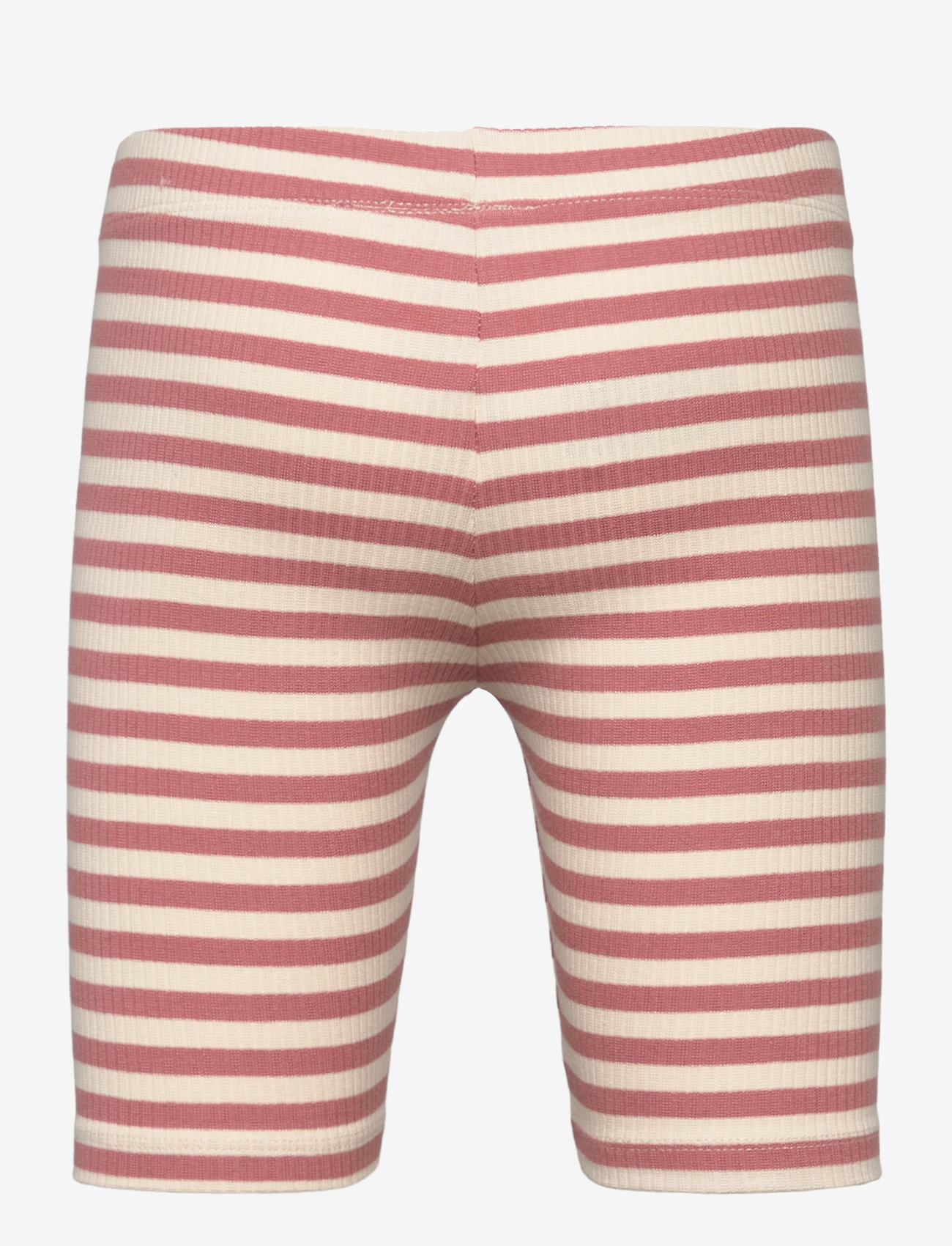 The New - TNMoore Tight Rib Shorts - sügisesed riided - old rose striped - 1